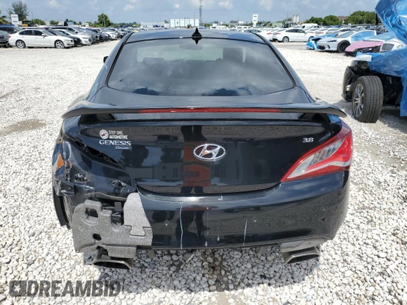 2016 Hyundai Genesis Coupe Ultimate with VIN KMHHU6KJ3GU134760, listed as a Copart auction lot 54653535 with 119,082 mi miles and Salvage title. Bid and sale history available at DreamBid. Image 6.