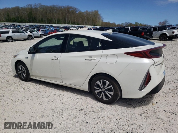 2017 Toyota Prius Plus with VIN JTDKARFP1H3005684, listed as a Copart auction lot 55141105 with 36,379 mi miles and Salvage Title. Bid and sale history available at DreamBid. Image 2.