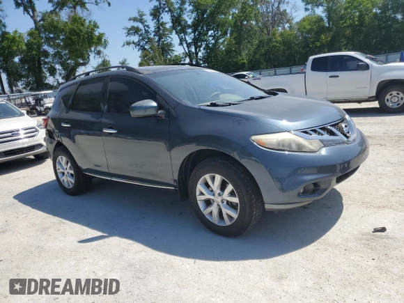 2011 Nissan Murano LE with VIN JN8AZ1MU8BW062571, listed as a Copart auction lot 52699275 with 121,016 mi miles and Salvage Title. Bid and sale history available at carsss.com. Image 4.