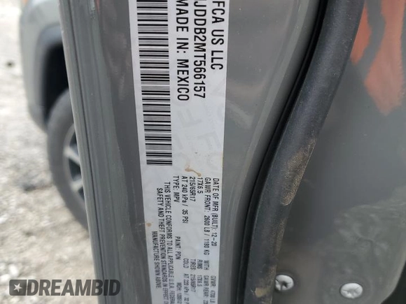 2021 Jeep Compass Trailhawk with VIN 3C4NJDDB2MT566157, listed as a Copart auction lot 51652255 with 47,284 mi miles and Salvage title. Bid and sale history available at DreamBid. Image 13.