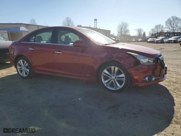 2012 Chevrolet Cruze LTZ with VIN 1G1PH5SC2C7364565, listed as a Copart auction lot 49767895 with 127,513 mi miles and Salvage Title. Bid and sale history available at carsss.com. Image 4.