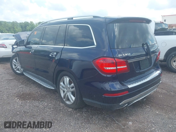 2017 Mercedes-Benz GLS 450 with VIN 4JGDF6EE3HA841867, listed as a IAAI auction lot 42562265 with Not provided miles and . Bid and sale history available at DreamBid. Image 3.