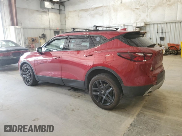 2021 Chevrolet Blazer LT with VIN 3GNKBHRS6MS525754, listed as a Copart auction lot 60869885 with 45,500 mi miles and Non repairable. Bid and sale history available at DreamBid. Image 2.