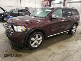 2012 Dodge Durango Citadel with VIN 1C4SDJET4CC120098, listed as a Copart auction lot 48804375 with 132,968 mi miles and Non repairable. Bid and sale history available at DreamBid. Image 1.