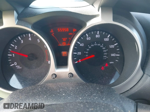 2014 Nissan Juke S with VIN JN8AF5MR0ET358508, listed as a IAAI auction lot 40642541 with 55,958 mi miles. Bid and sale history available at carsss.com. Image 7.