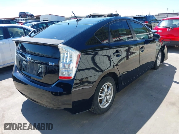 2011 Toyota Prius I with VIN JTDKN3DU5B0294247, listed as a IAAI auction lot 40360762 with 191,079 mi miles. Bid and sale history available at carsss.com. Image 4.