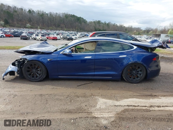 2017 Tesla Model S 100D with VIN 5YJSA1E27HF220982, listed as a IAAI auction lot 41731047 with Not Provided miles and . Bid and sale history available at DreamBid. Image 14.