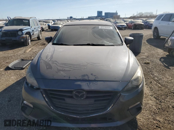 2014 Mazda 3 i Sport with VIN JM1BM1K7XE1186810, listed as a Copart auction lot 42239495 with 136,947 mi miles and Salvage Title. Bid and sale history available at DreamBid. Image 5.