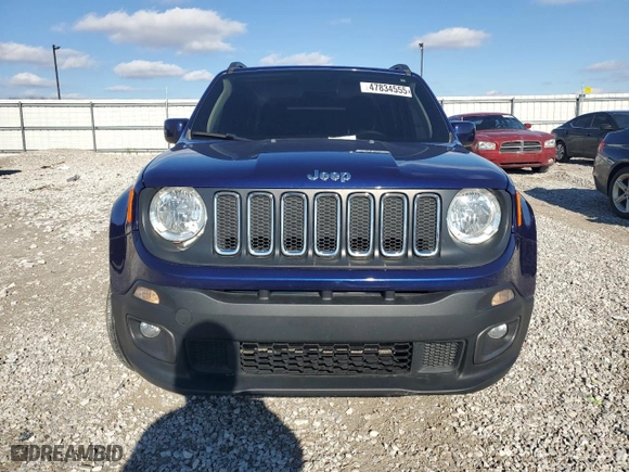 2018 Jeep Renegade Latitude with VIN ZACCJABB8JPJ20300, listed as a Copart auction lot 47834555 with 67,926 mi miles and Salvage Title. Bid and sale history available at carsss.com. Image 5.