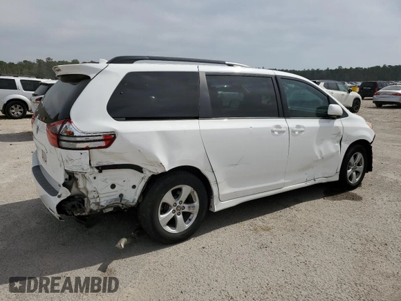 2020 Toyota Sienna LE Auto Access Seat with VIN 5TDKZ3DC0LS087095, listed as a Copart auction lot 48288585 with 81,203 mi miles and Salvage Title. Bid and sale history available at DreamBid. Image 3.