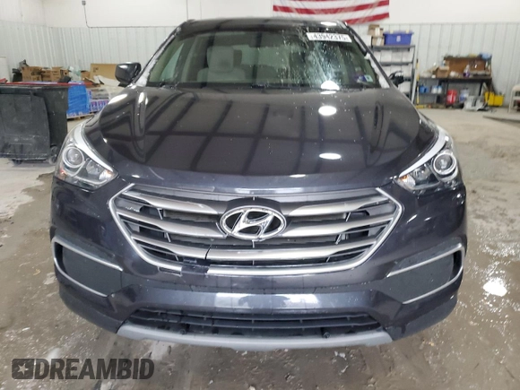 2018 Hyundai Santa Fe 2.4L with VIN 5XYZT3LB3JG571720, listed as a Copart auction lot 43942375 with 108,435 mi miles and Salvage title. Bid and sale history available at DreamBid. Image 5.