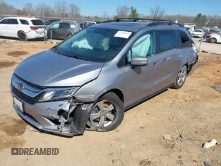 2019 Honda Odyssey EX-L z VIN 5FNRL6H70KB121473, wystawiony jako IAAI lot #41650693 z przebiegiem 77 605 mil mil oraz . Historia ofert i sprzedaży dostępna na DreamBid. Obrazek 2.