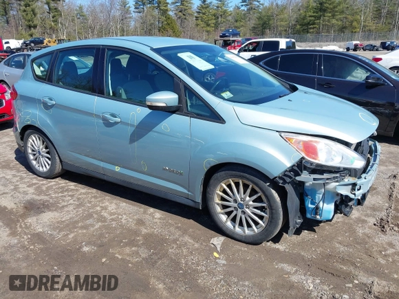 2013 Ford C-Max SE with VIN 1FADP5AUXDL557729, listed as a IAAI auction lot 41802589 with 105,108 mi miles. Bid and sale history available at carsss.com. Image 1.