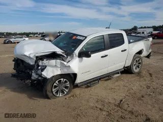 2021 Chevrolet Colorado 2WD Z71 with VIN 1GCGSDEN1M1200745, listed as a Copart auction lot 87751735 with 44,863 mi miles and Salvage Title. Bid and sale history available at carsss.com. Image 1.