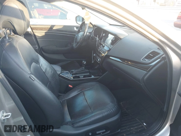 2014 Kia Cadenza Limited with VIN KNALN4D76E5143751, listed as a IAAI auction lot 42067722 with 197,660 mi miles. Bid and sale history available at carsss.com. Image 5.