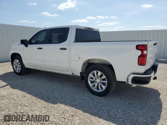 2022 Chevrolet Silverado 1500 Custom with VIN 1GCPWBEK7NZ140147, listed as a Copart auction lot 54241265 with 91,465 mi miles and Clean Title. Bid and sale history available at DreamBid. Image 2.
