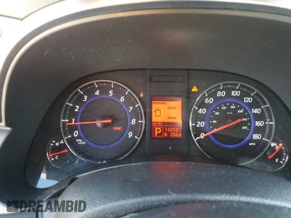 2011 Infiniti FX with VIN JN8AS1MW8BM734582, listed as a Copart auction lot 56852125 with 140,507 mi miles and Salvage title. Bid and sale history available at DreamBid. Image 9.