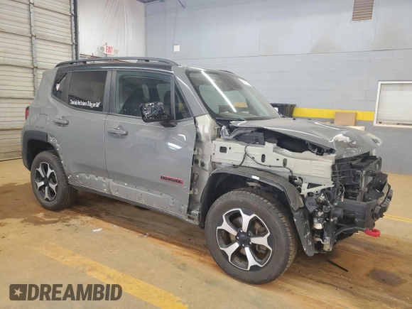 2020 Jeep Renegade Trailhawk с VIN ZACNJBC18LPL04515, выставлен на аукционе Copart как лот 59197775 с пробегом 122 615 миль миль и Списание • Salvage title. История ставок и продаж доступна на DreamBid. Изображение 4.