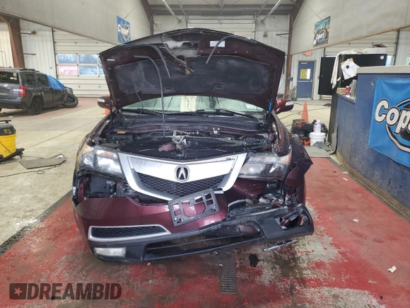 2011 Acura MDX Tech Pkg with VIN 2HNYD2H6XBH515446, listed as a Copart auction lot 52303195 with 167,296 mi miles and Salvage Title. Bid and sale history available at carsss.com. Image 5.