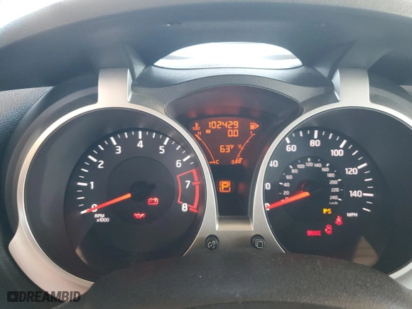2011 Nissan Juke SL with VIN JN8AF5MR2BT000287, listed as a Copart auction lot 46642325 with 102,429 mi miles and Clean Title. Bid and sale history available at carsss.com. Image 9.