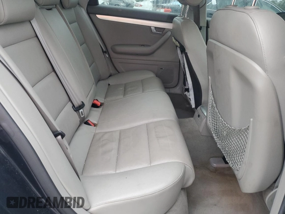 2008 Audi A4 2.0T с VIN WAUDF78E48A161849, выставлен на аукционе Copart как лот 54259165 с пробегом 87 452 миль миль и Чистый • Clean title. История ставок и продаж доступна на DreamBid. Изображение 10.