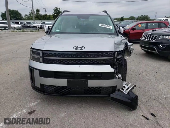 2024 Hyundai Santa Fe Hybrid Calligraphy with VIN 5NMP5DG13RH002618, listed as a Copart auction lot 67286114 with 6,348 mi miles and Salvage Title. Bid and sale history available at carsss.com. Image 11.