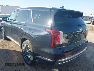 2024 Hyundai Palisade Calligraphy z VIN KM8R7DGE9RU713380, wystawiony jako IAAI lot #41959261 z przebiegiem 39 401 mil mil oraz . Historia ofert i sprzedaży dostępna na DreamBid. Obrazek 3.