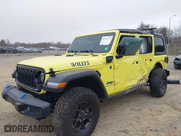 2024 Jeep Wrangler Sport S with VIN 1C4RJXN62RW121018, listed as a IAAI auction lot 41772775 with 1,146 mi miles and . Bid and sale history available at DreamBid. Image 18.