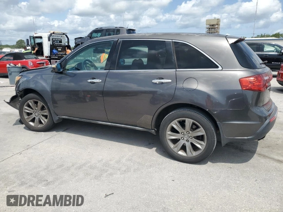 2011 Acura MDX with VIN 2HNYD2H20BH500130, listed as a Copart auction lot 59684785 with 212,375 mi miles and Salvage title. Bid and sale history available at DreamBid. Image 2.