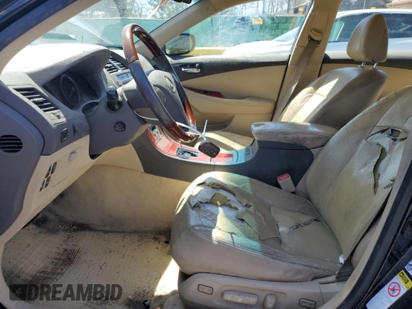 2009 Lexus ES 350 with VIN JTHBJ46G792317484, listed as a Copart auction lot 53651875 with 206,827 mi miles and Salvage Title. Bid and sale history available at carsss.com. Image 7.