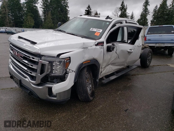 2022 GMC Sierra 1500 with VIN 1GT58MEY6NF165155, listed as a Copart auction lot 86171044 with Not Provided miles and Salvage Title. Bid and sale history available at DreamBid. Image 1.