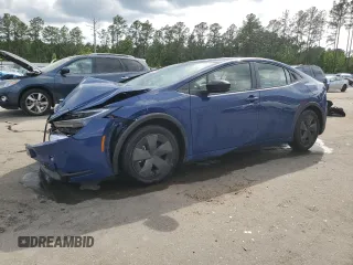 2024 Toyota Prius LE with VIN JTDACAAU2R3040448, listed as a Copart auction lot 55098065 with 5,214 mi miles and Salvage title. Bid and sale history available at DreamBid. Image 1.