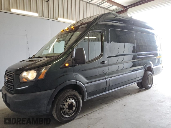 2017 Ford Transit with VIN 1FTRS4XG3HKA16236, listed as a Copart auction lot 46588335 with 156,290 mi miles and Clean Title. Bid and sale history available at carsss.com. Image 1.