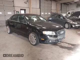2008 Audi A4 2.0T with VIN WAUDF78E98A042940, listed as a IAAI auction lot 41400424 with 151,554 mi miles. Bid and sale history available at carsss.com. Image 1.
