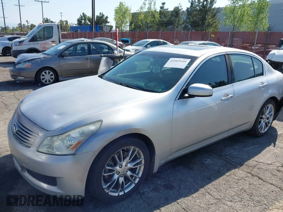 2007 Infiniti G35 Sedan Journey with VIN JNKBV61E87M727668, listed as a IAAI auction lot 41969548 with 138,821 mi miles. Bid and sale history available at carsss.com. Image 2.