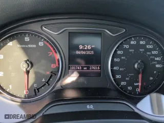 2015 Audi A3 2.0T Premium Plus with VIN WAUEFGFF1F1132936, listed as a Copart auction lot 45983725 with 101,743 mi miles and Salvage Title. Bid and sale history available at carsss.com. Image 9.