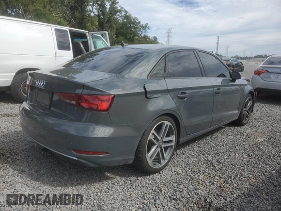 2018 Audi A3 Sedan Premium with VIN WAUAUGFF7J1044261, listed as a Copart auction lot 71443283 with 88,102 mi miles. Bid and sale history available at carsss.com. Image 3.