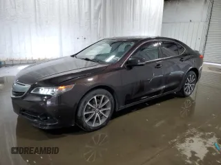 2015 Acura TLX Technology with VIN 19UUB2F53FA003781, listed as a Copart auction lot 64275735 with 216,210 mi miles and Clean title. Bid and sale history available at DreamBid. Image 1.