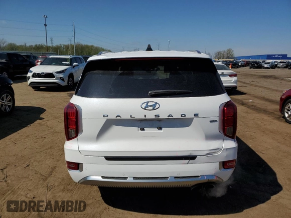 2021 Hyundai Palisade Calligraphy z VIN KM8R7DHE7MU179173, wystawiony jako Copart lot #54017325 z przebiegiem 67 873 mil mil oraz Szkoda całkowita • Salvage title. Historia ofert i sprzedaży dostępna na DreamBid. Obrazek 6.