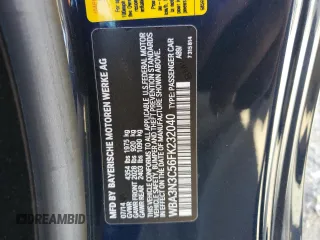 2015 BMW 4 Series 428i with VIN WBA3N3C56FK232040, listed as a Copart auction lot 49974885 with 48,450 mi miles and Salvage Title. Bid and sale history available at DreamBid. Image 13.