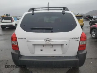 2006 Hyundai Tucson GLS with VIN KM8JN12D56U252660, listed as a Copart auction lot 45330325 with 125,136 mi miles and Salvage Title. Bid and sale history available at carsss.com. Image 6.