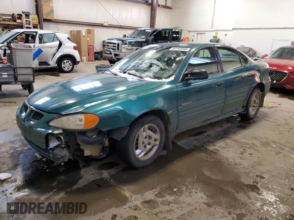 1999 Pontiac Grand Am SE1 with VIN 1G2NE52E9XC576969, listed as a Copart auction lot 89193095 with 227,754 mi miles and Salvage Title. Bid and sale history available at carsss.com. Image 1.