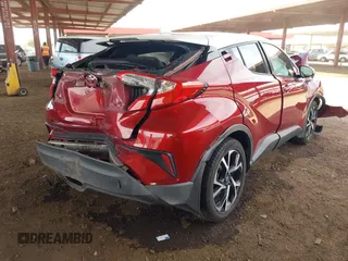 2018 Toyota C-HR XLE with VIN NMTKHMBX7JR021296, listed as a IAAI auction lot 41896666 with 108,545 mi miles. Bid and sale history available at carsss.com. Image 4.