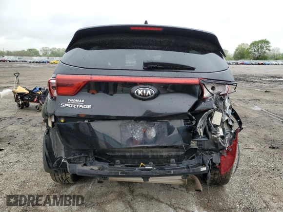 2017 Kia Sportage EX with VIN KNDPNCAC7H7151575, listed as a Copart auction lot 55811405 with 185,728 mi miles and Salvage title. Bid and sale history available at DreamBid. Image 6.