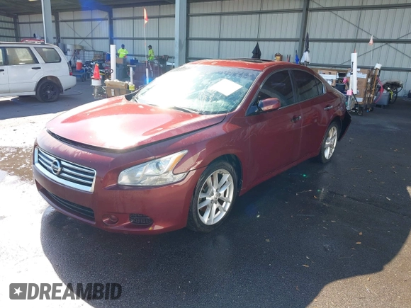 2013 Nissan Maxima SV with VIN 1N4AA5APXDC804570, listed as a IAAI auction lot 42052696 with 191,791 mi miles and . Bid and sale history available at DreamBid. Image 2.
