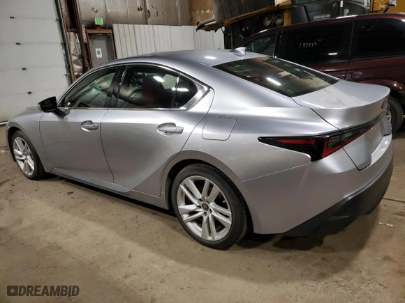 2021 Lexus IS with VIN JTHC81F20M5047475, listed as a Copart auction lot 66626934 with 32,970 mi miles and Salvage Title. Bid and sale history available at carsss.com. Image 2.