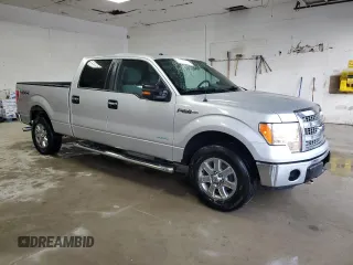 2013 Ford F-150 XL with VIN 1FTFW1ET7DKG39861, listed as a Copart auction lot 62772585 with 117,567 mi miles and Salvage title. Bid and sale history available at DreamBid. Image 4.