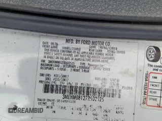 2007 Mercury Milan Premier with VIN 3MEHM08127R602525, listed as a Copart auction lot 43079015 with 138,652 mi miles and Salvage Title. Bid and sale history available at carsss.com. Image 12.