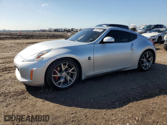 2015 Nissan 370Z Sport with VIN JN1AZ4EH9FM444241, listed as a Copart auction lot 46667685 with 143,763 mi miles and Clean Title. Bid and sale history available at carsss.com. Image 1.