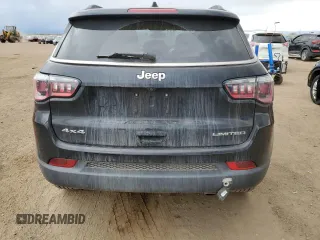 2018 Jeep Compass Limited with VIN 3C4NJDCB5JT104687, listed as a Copart auction lot 54964015 with 85,435 mi miles and Salvage title. Bid and sale history available at DreamBid. Image 6.